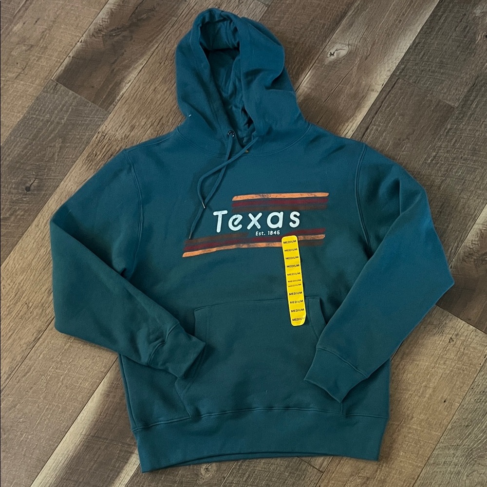 State of Mind Texas Graphic Hoodie - Teal